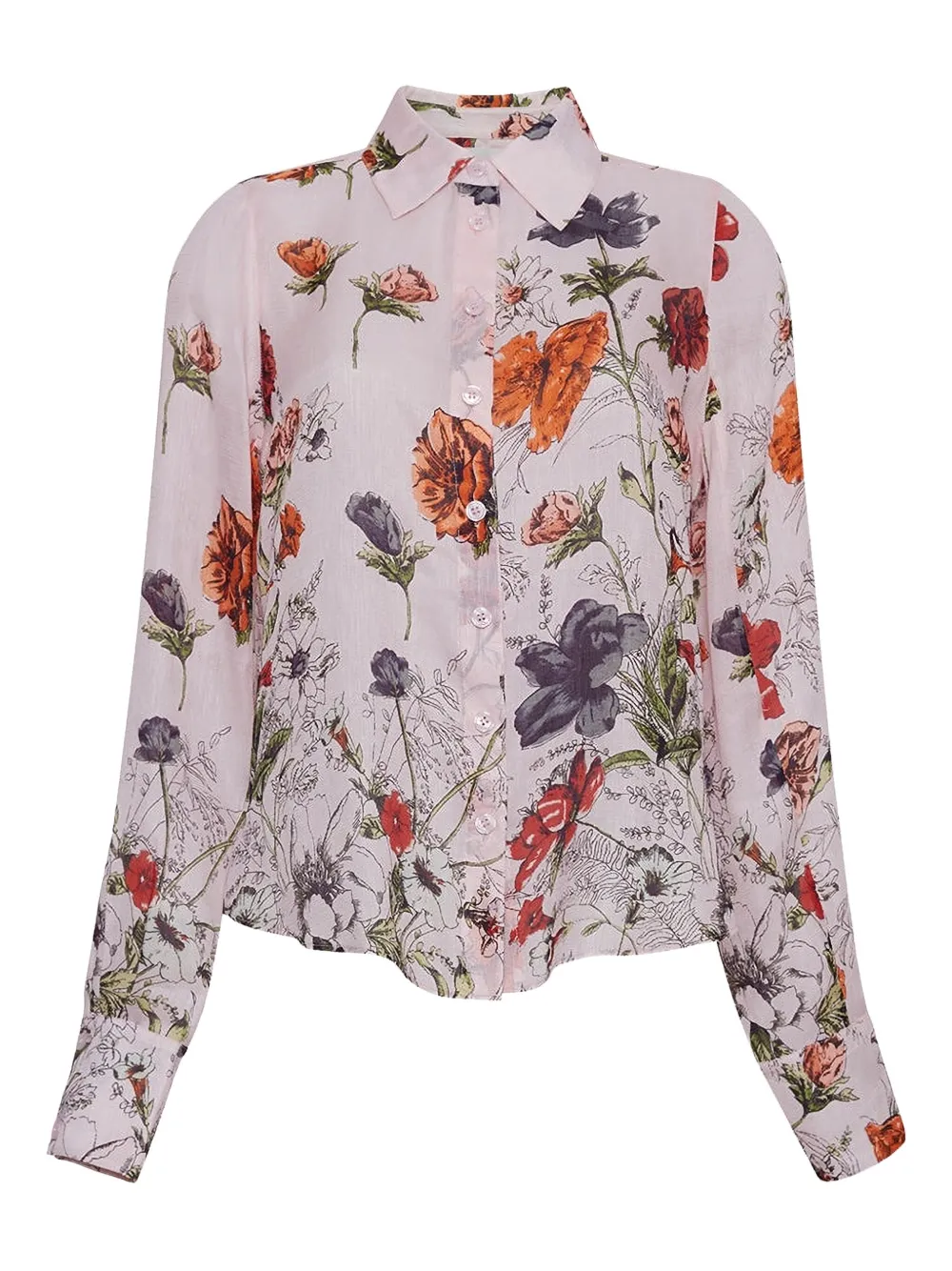 Cara Cara Perfect floral-print shirt - Rosa