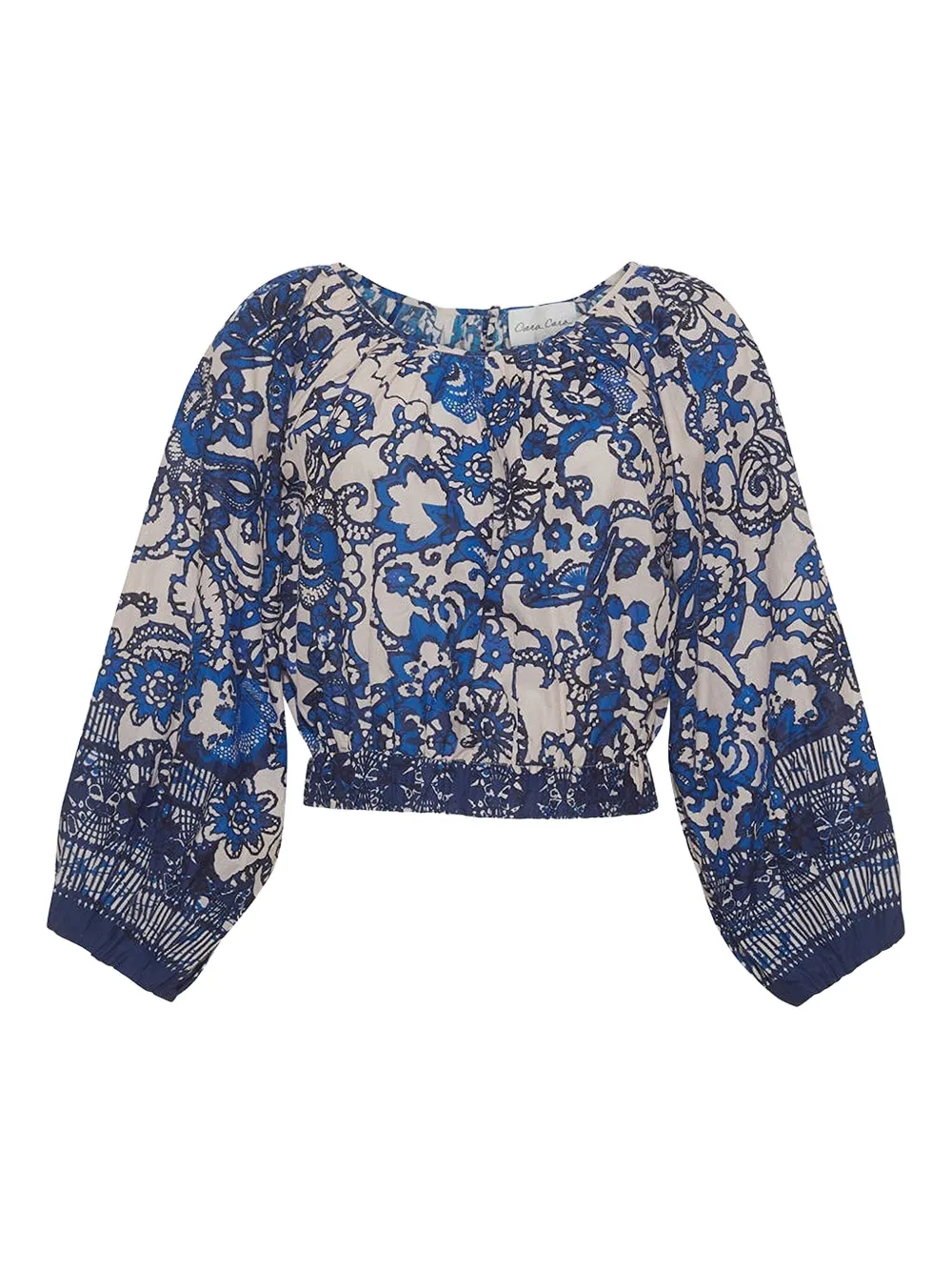 Cara Cara Blusa a fiori - Bianco