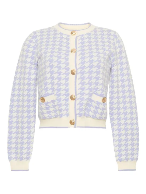 Cara Cara Priscilla houndstooth buttoned cardigan
