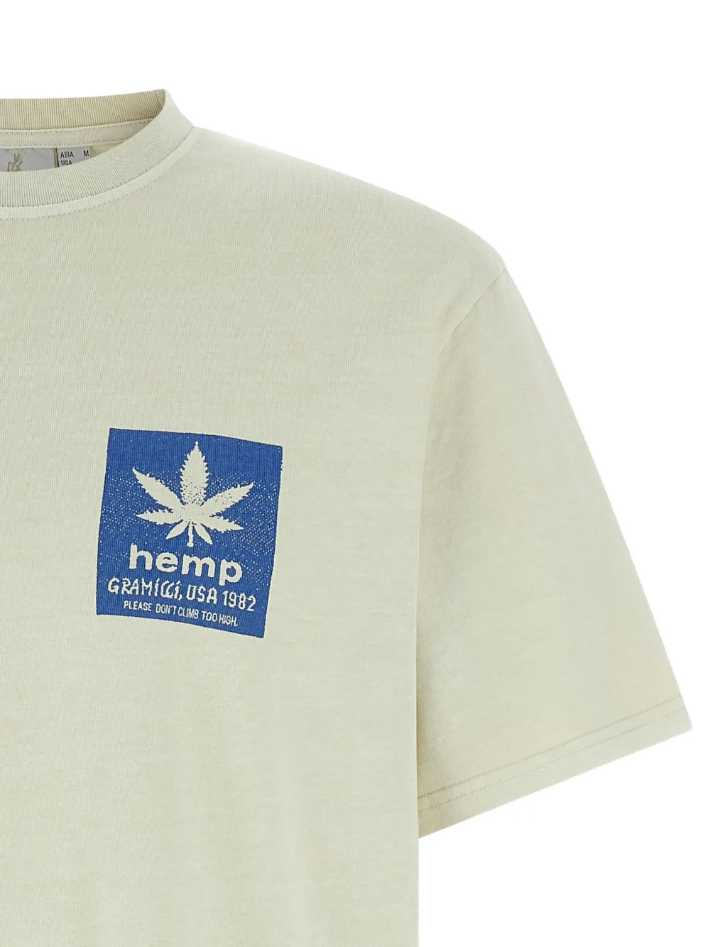 Gramicci Leaf-print T-shirt In Neutral