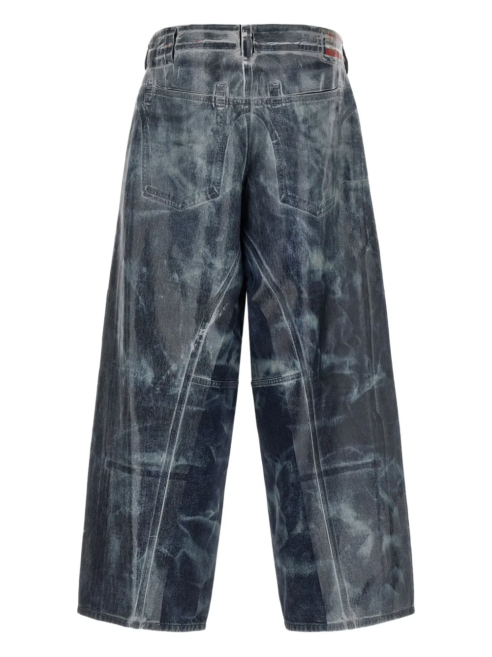 Diesel Jeans met stonewashed-effect - Grijs