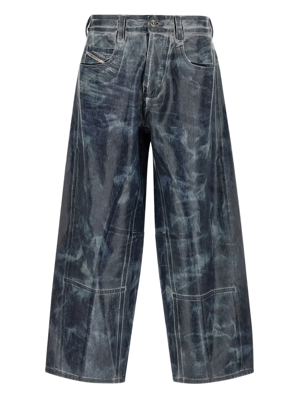 Diesel ストーンウォッシュ シリコンキャスト ジーンズ - グレー Diesel ストーンウォッシュ シリコンキャスト ジーンズ - グレー
