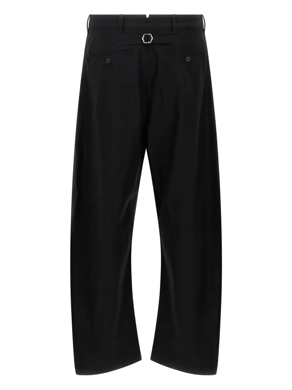 Comme des Garçons Homme Broek met verstelbaar bandje - Zwart