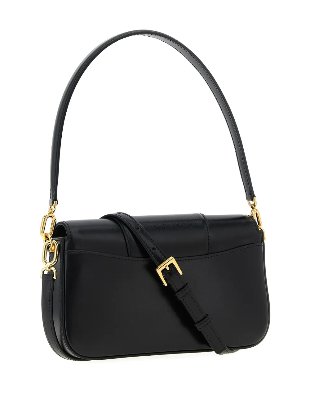 Balenciaga Hourglass kleine schoudertas met magnetische sluiting - Zwart