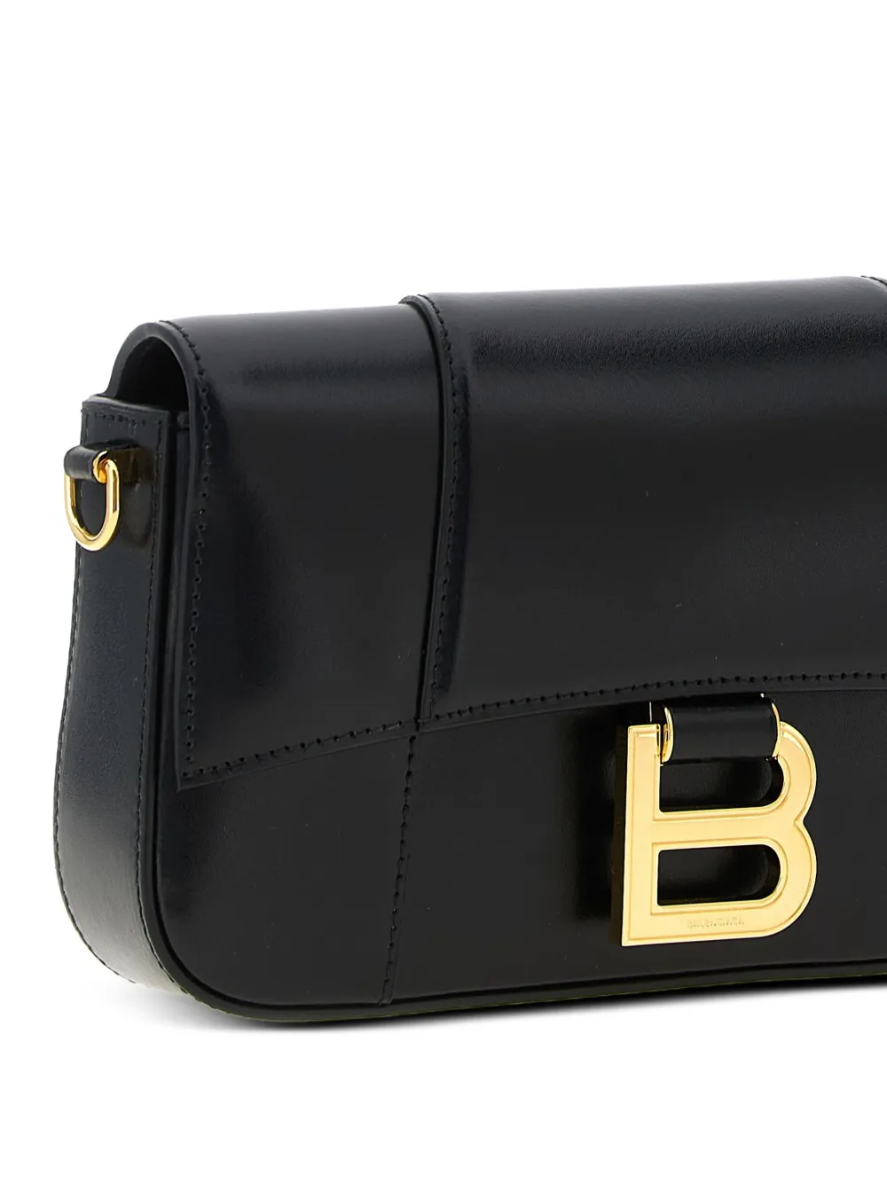 Balenciaga Hourglass kleine schoudertas met magnetische sluiting Zwart