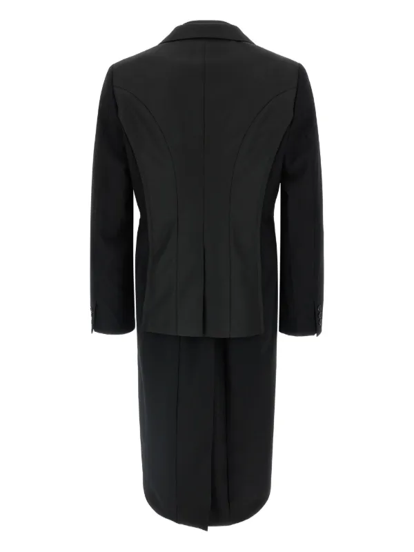Comme Des Garçons Homme Plus double-layer Tailcoat Jacket | Black