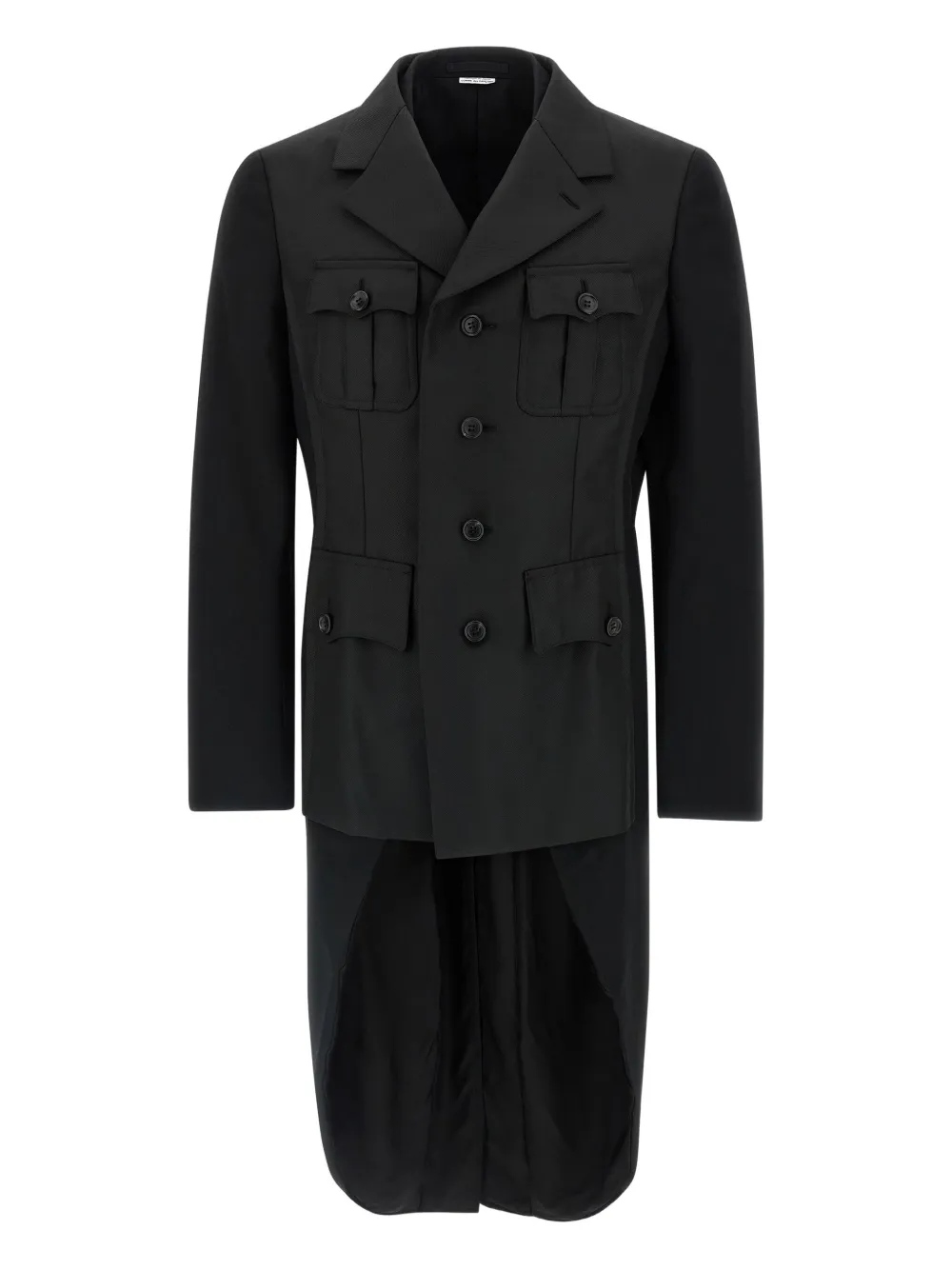 Comme des Garçons Homme Plus double-layer tailcoat jacket | Black | Image 1
