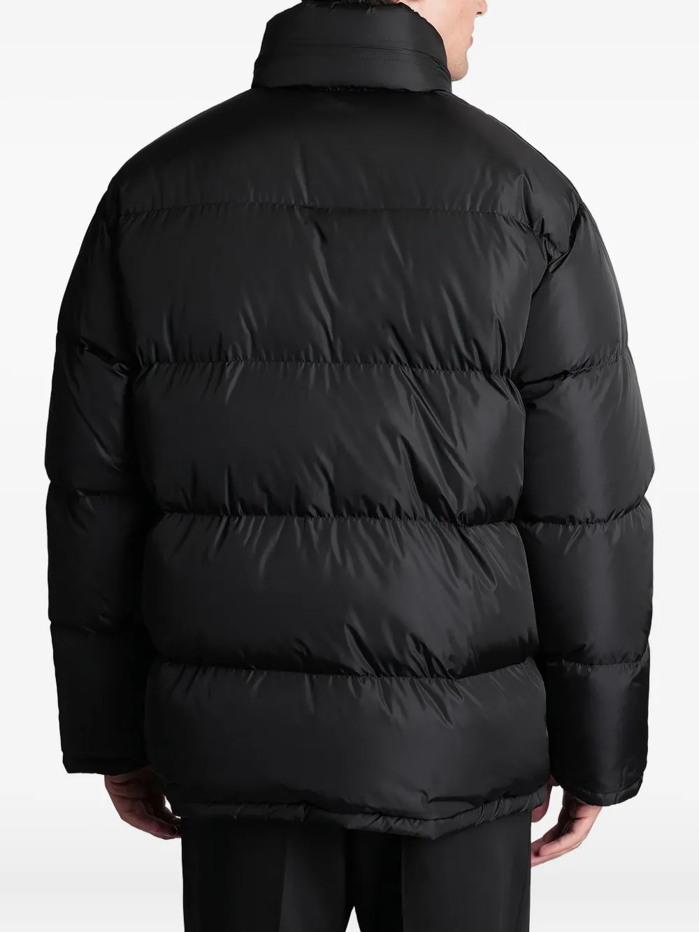 Aspesi Hooded Padded Jacket In Black