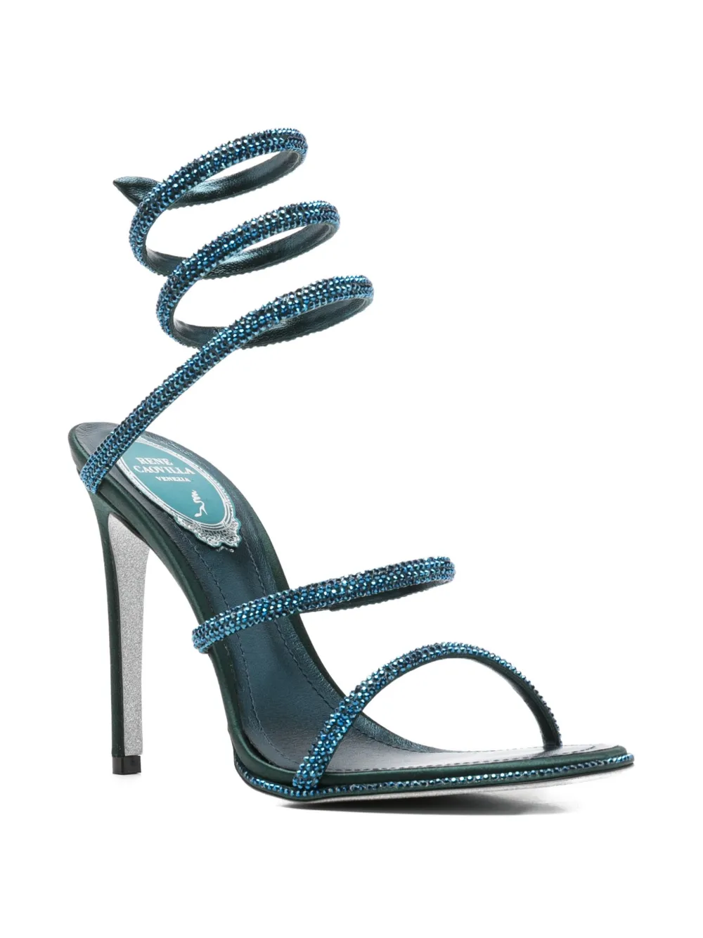 René Caovilla Cleo sandalen Groen