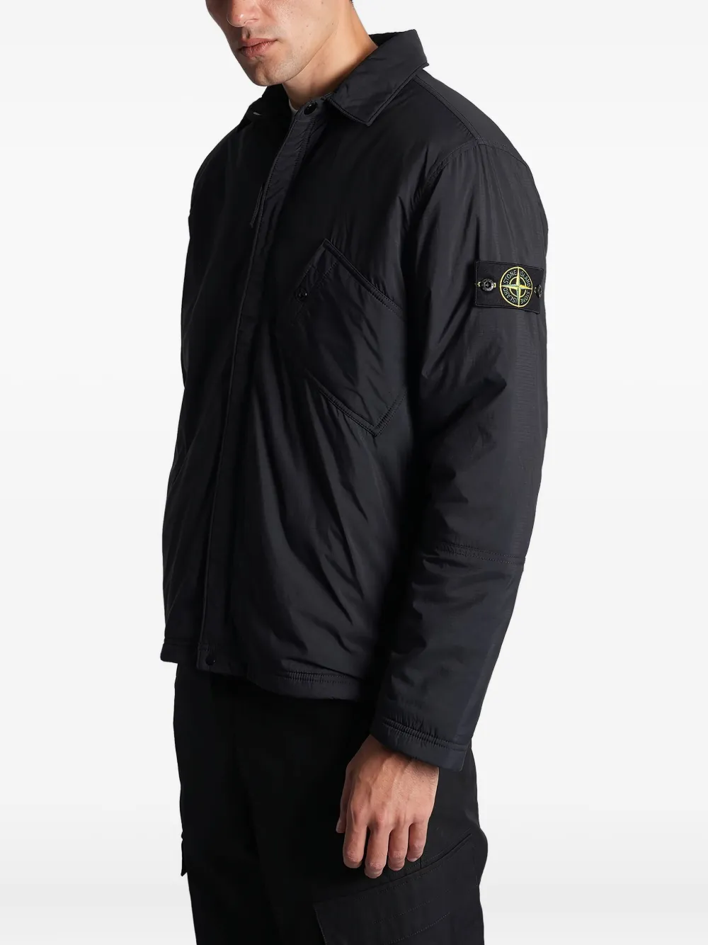 Stone Island logo-patch jacket - thumbnail 2 of 5