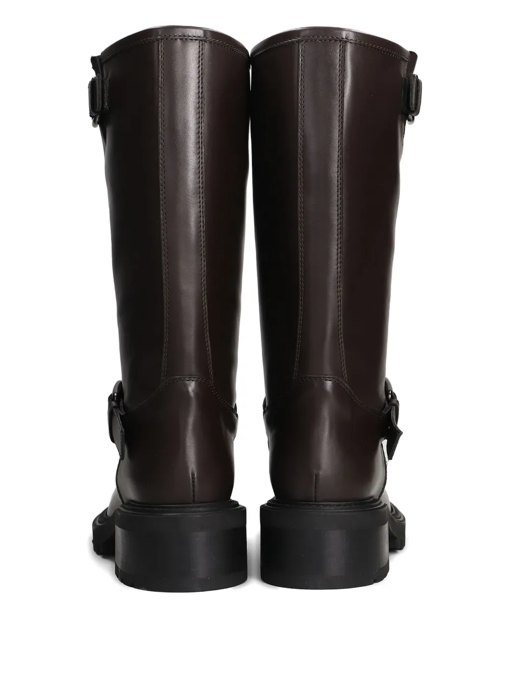 Via Roma 15 50 mm Buckle laarzen met plateauzool Bruin