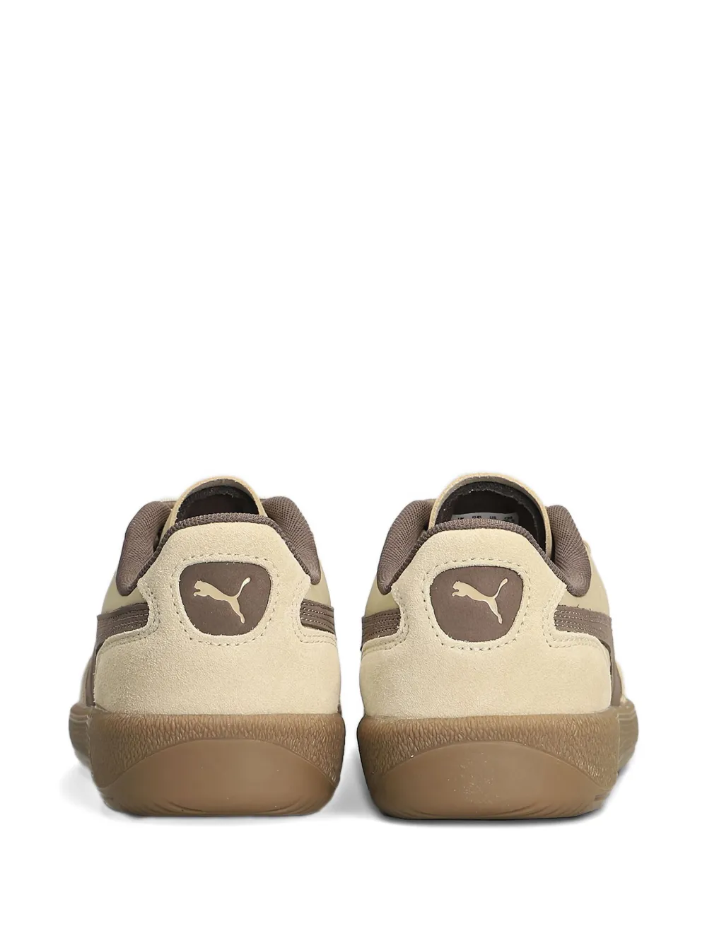 PUMA Palermo suède sneakers met vlakken Beige