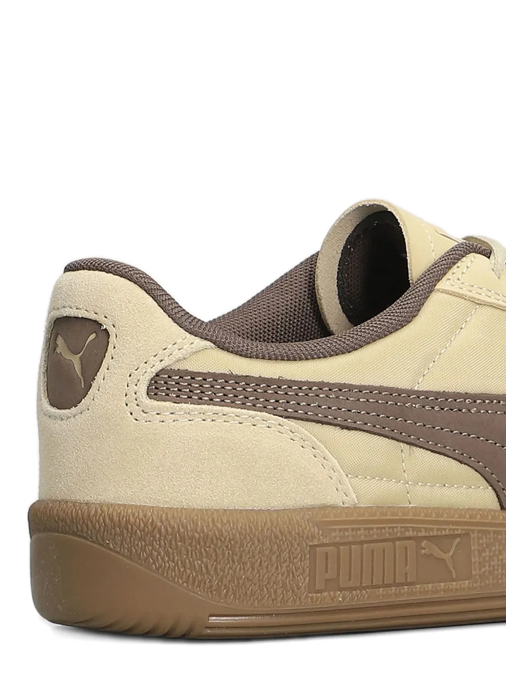 PUMA Palermo suède sneakers met vlakken Beige