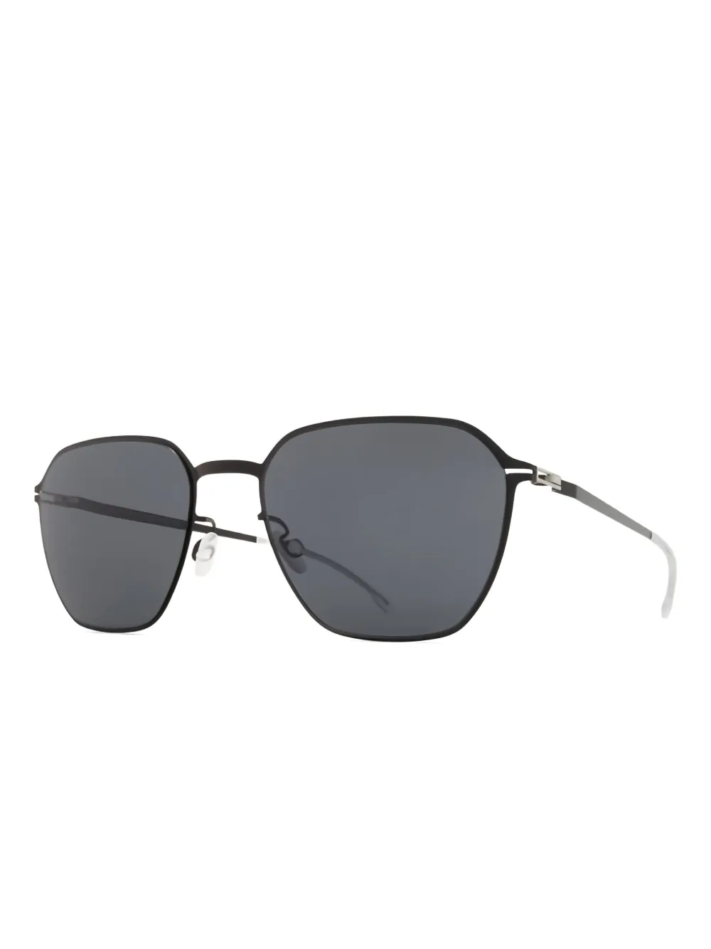 Mykita Zonnebril met geometrisch montuur - Zwart