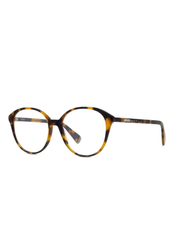 Kenzo Lunettes De Vue à Monture Ronde Marron FARFETCH MA