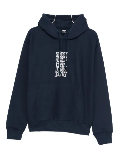 Stüssy text-print hoodie