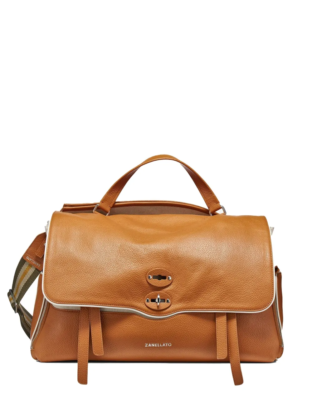 Zanellato Postina Racquet Club tote bag | Brown | Image 1
