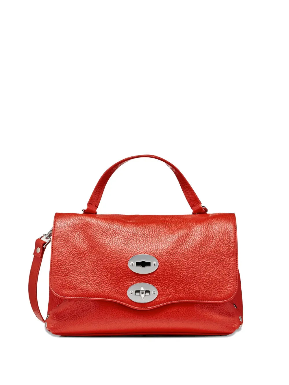 Zanellato small Postina leather tote bag - レッド Zanellato small Postina leather tote bag - レッド