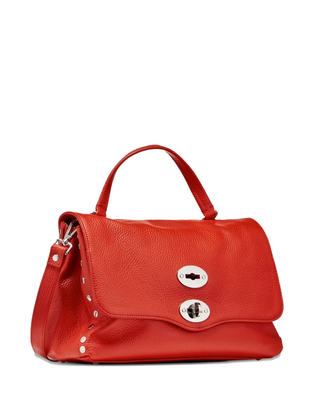 Zanellato Postina kleine leren shopper Rood