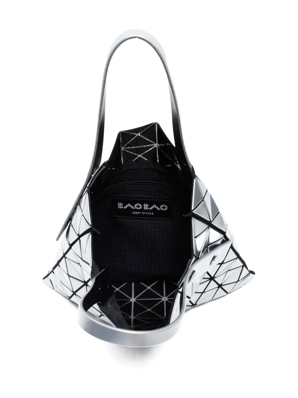 Pre-owned Issey Miyake 2010-2020s Bao Bao Lucent Tote Bag In Silver