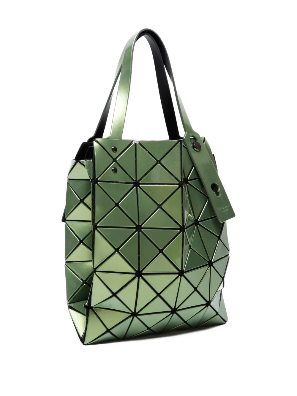Pre-owned Issey Miyake 2010-2020s Bao Bao Carat Tote Bag In Green