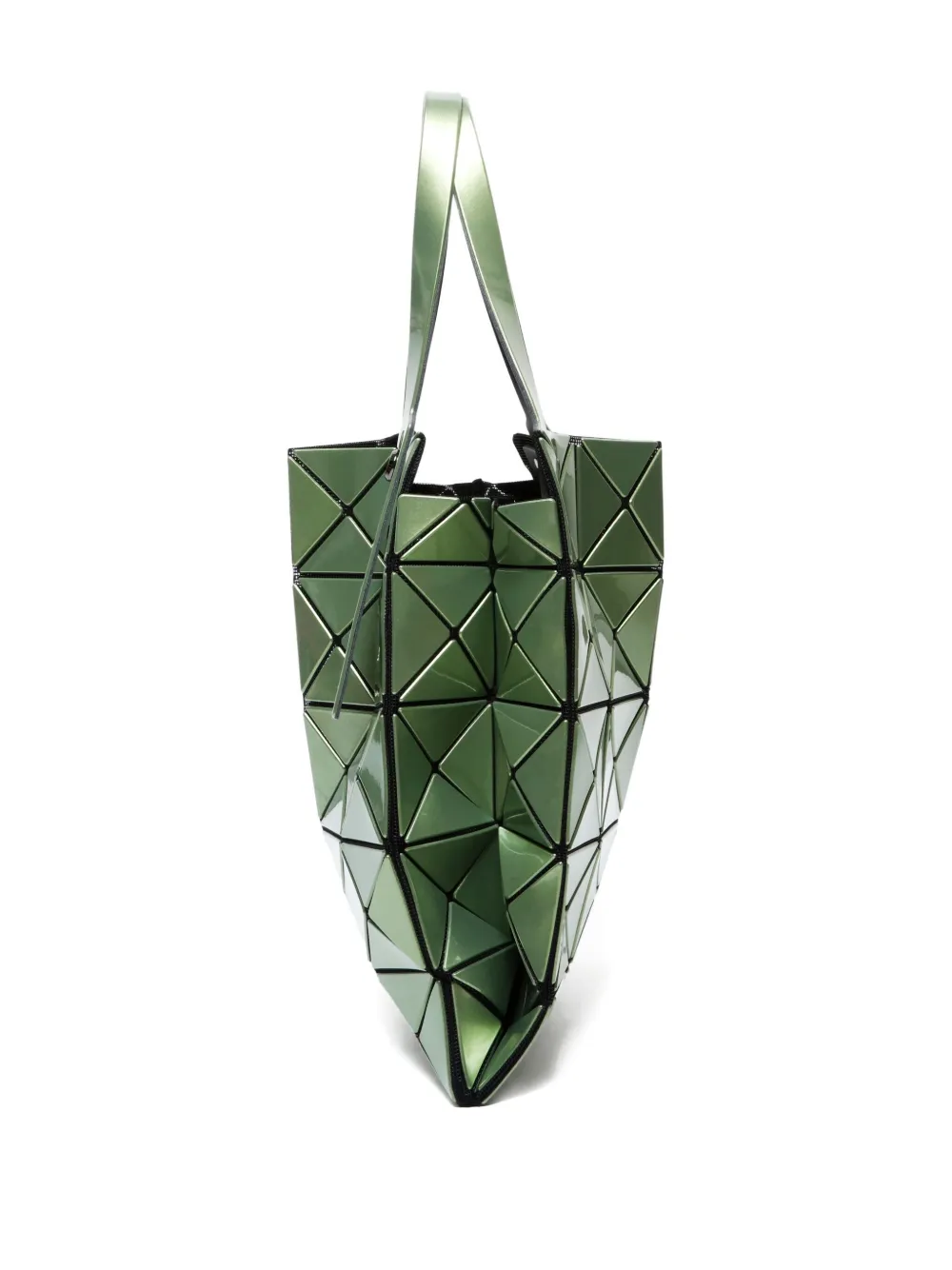Pre-owned Issey Miyake 2010-2020s Bao Bao Carat Tote Bag In Green