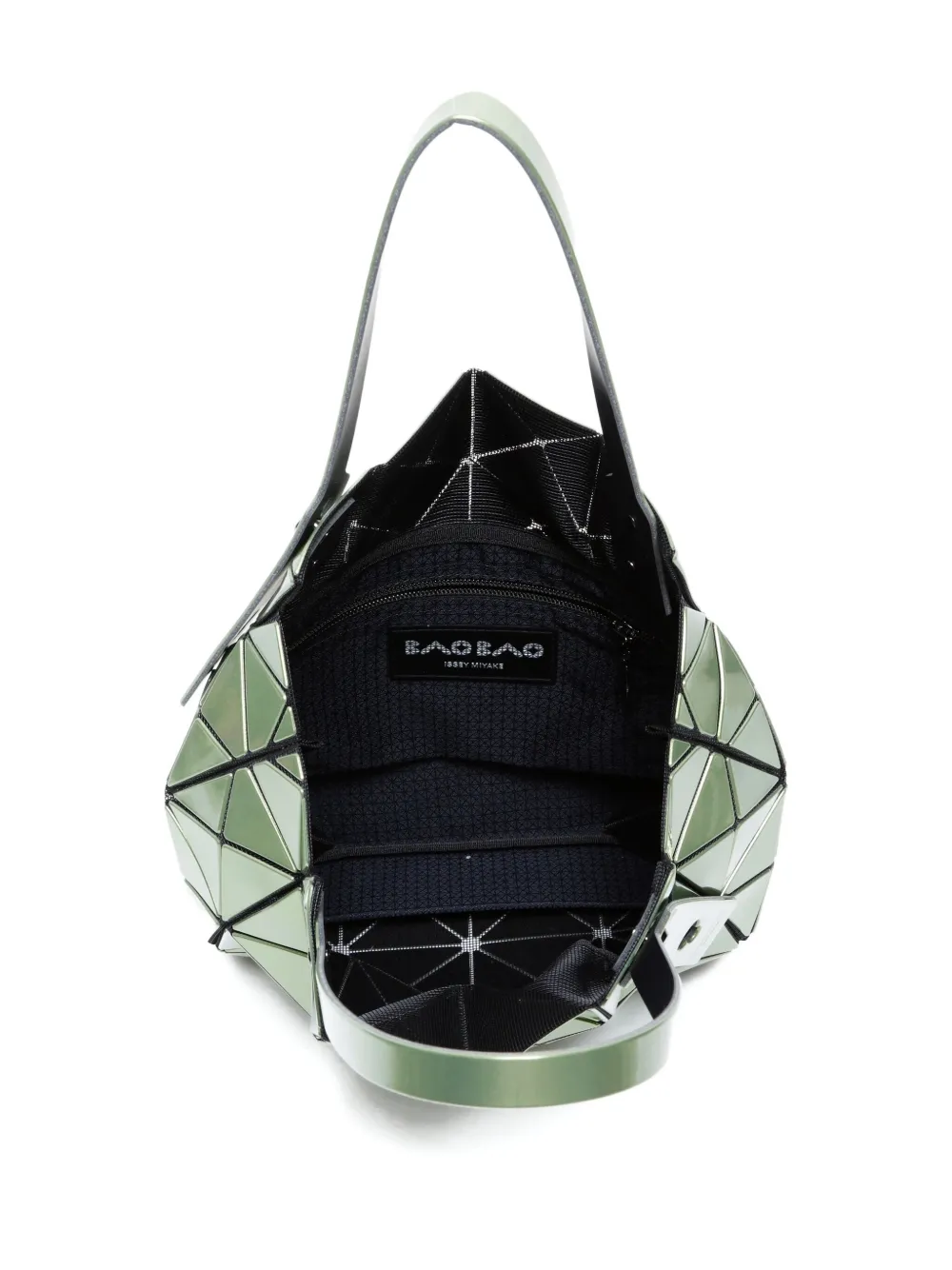 Pre-owned Issey Miyake 2010-2020s Bao Bao Carat Tote Bag In Green