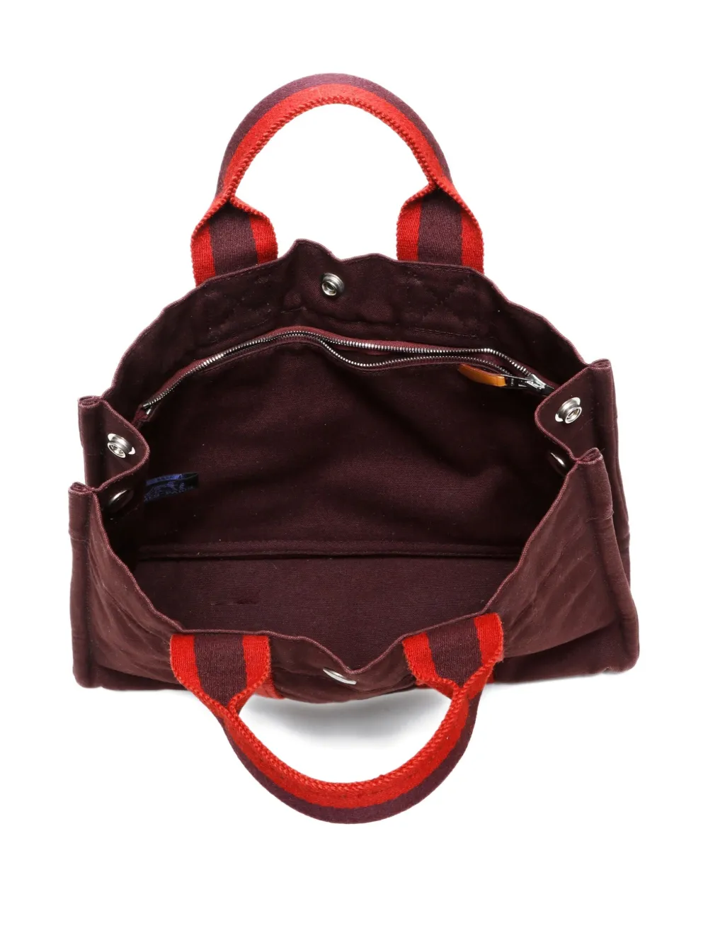 Pre-owned Hermes 1990-2000 Fourre-tout Pm Handbag In Red