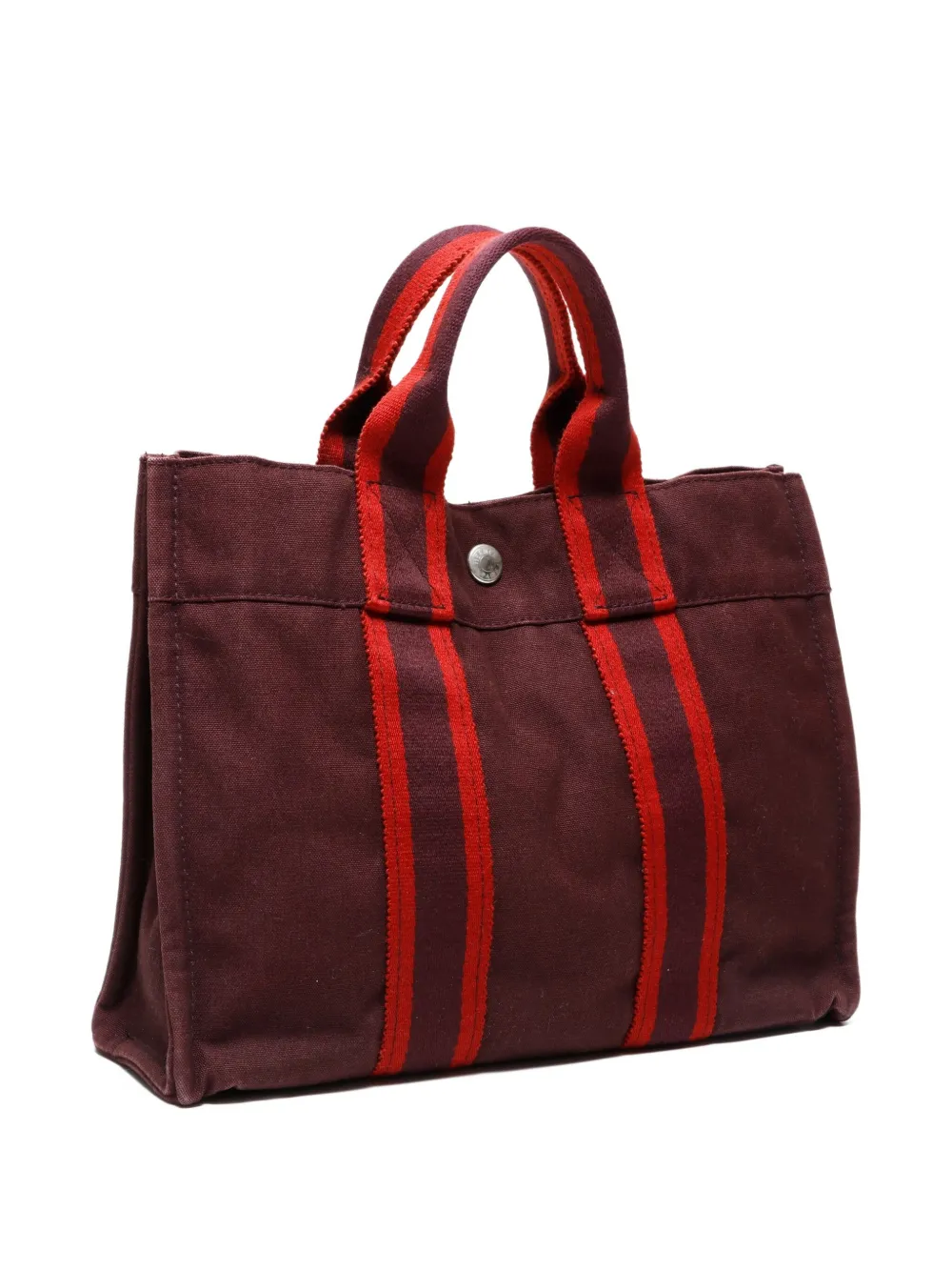 Pre-owned Hermes 1990-2000 Fourre-tout Pm Handbag In Red