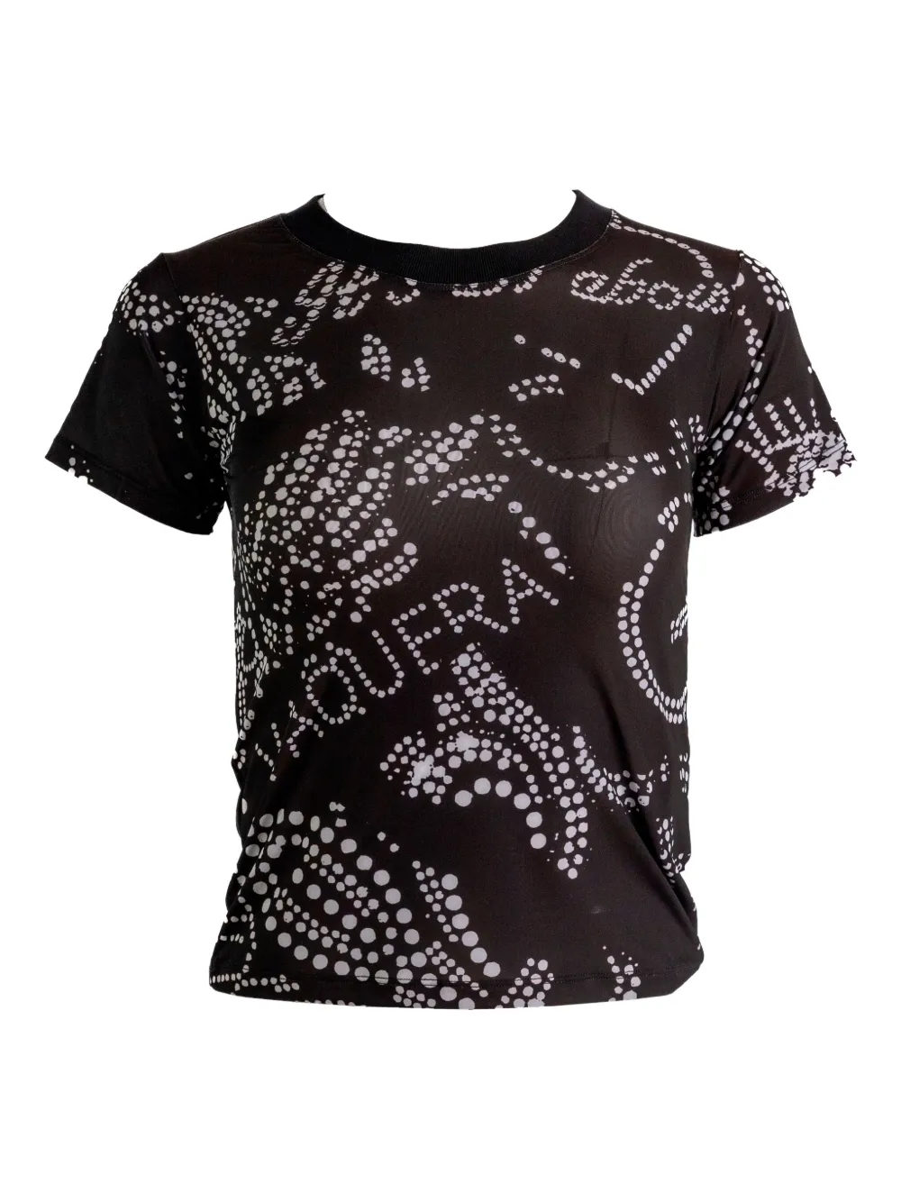 Vaquera Graphic-print T-shirt In Black
