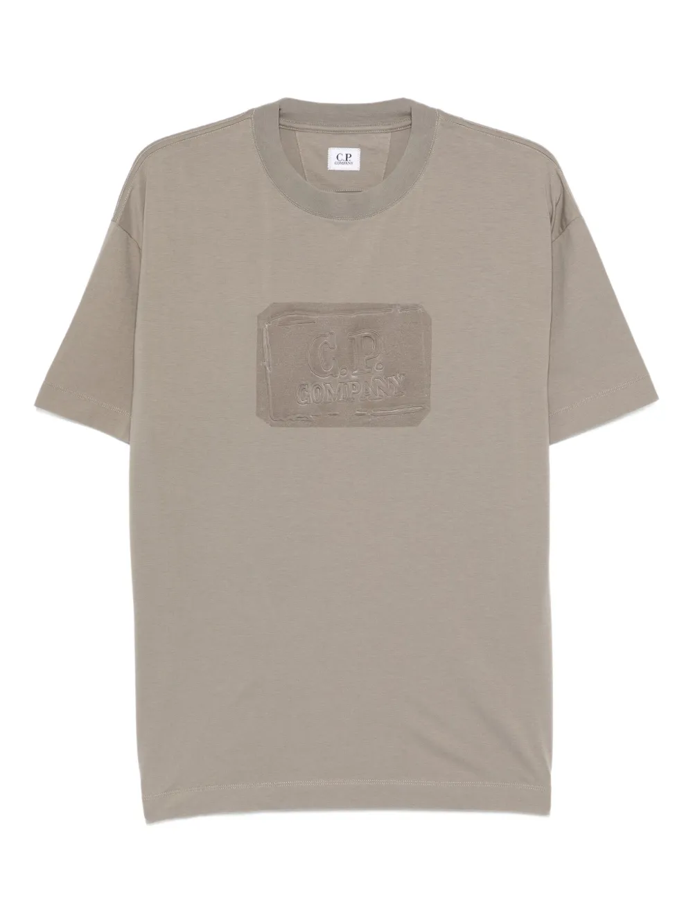C.P. Company playera con logo en relieve | gris | Image 1