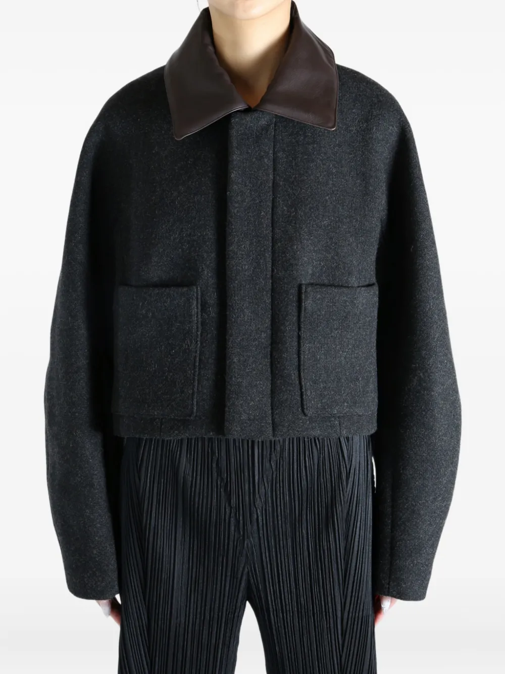 Auralee pocket collared jacket | Cropped Jackets | Image 2