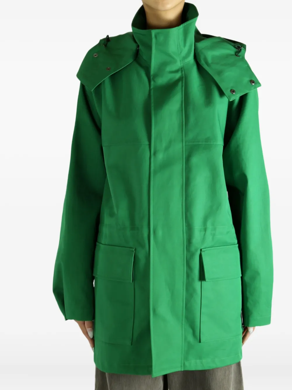 Auralee hooded pocket jacket | Oversized Jackets | Image 2