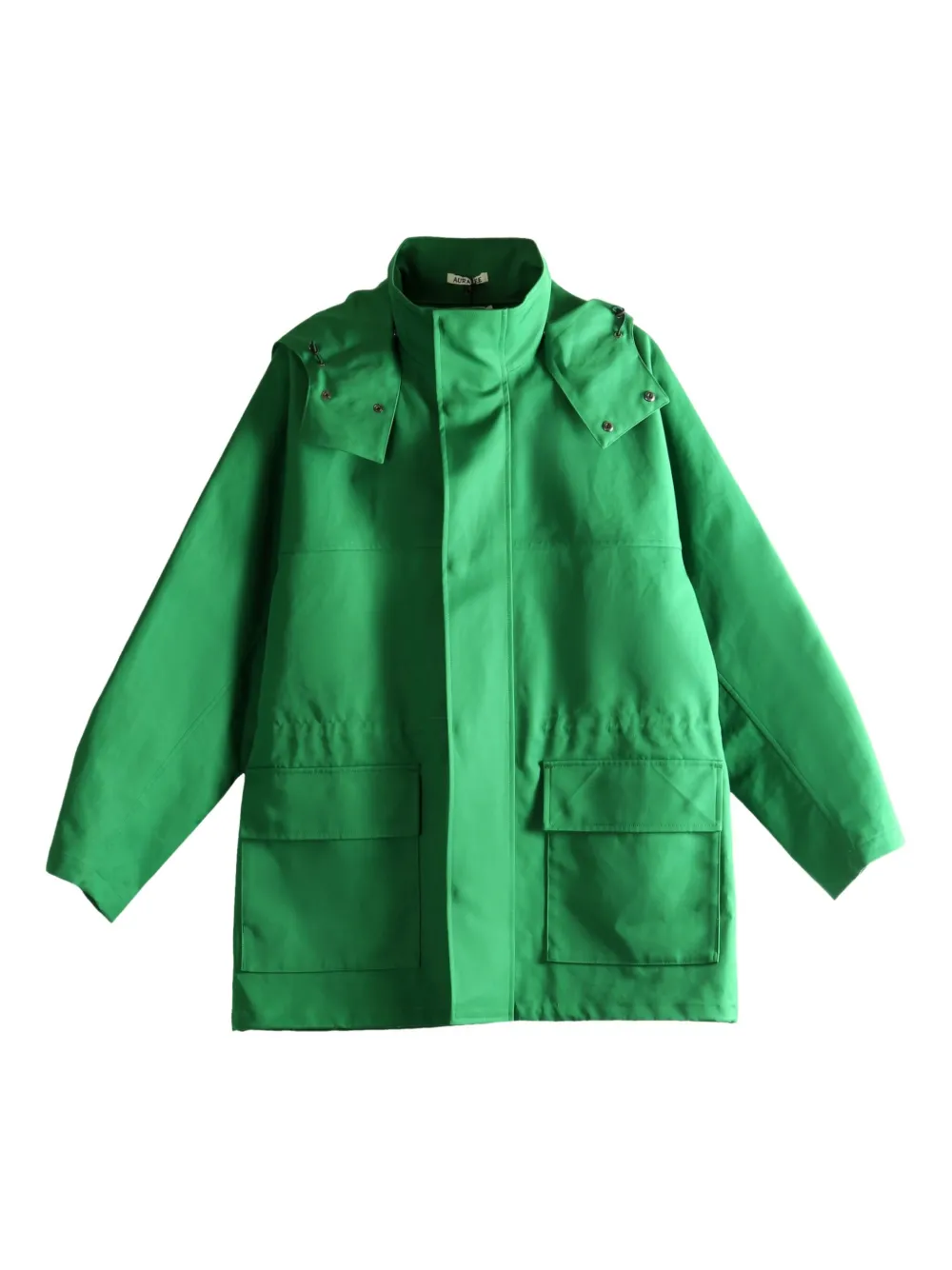 Auralee hooded pocket jacket | Green | Image 1