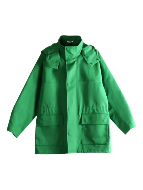 Auralee hooded pocket jacket
