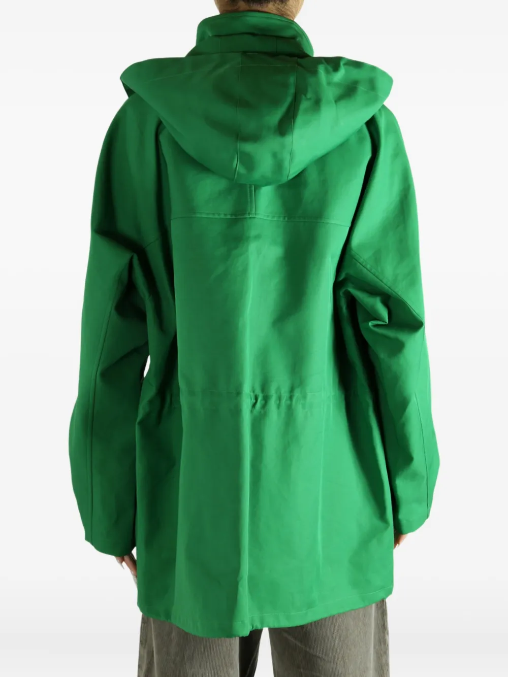 Auralee Hooded Pocket Jacket In Green