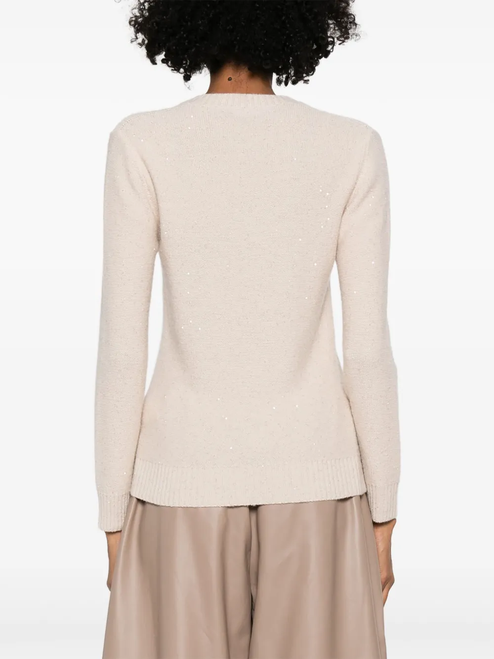 Fabiana Filippi Trui met V-hals Beige