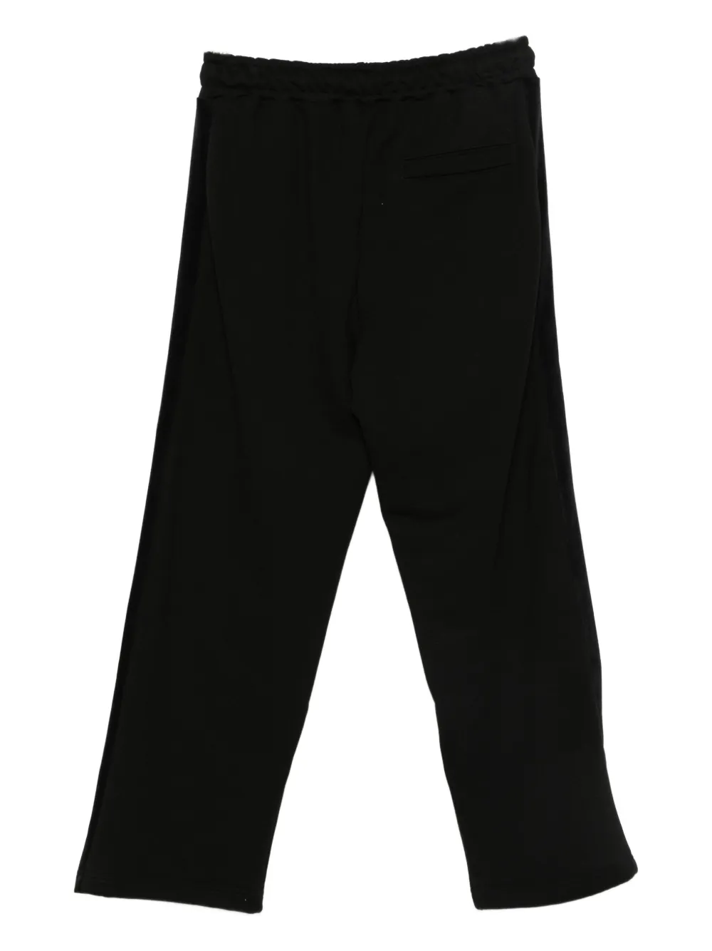 Les Hommes Logo-embroidered Track Pants In Black