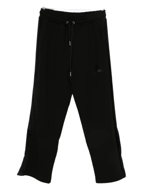 LES HOMMES logo-embroidered track pants