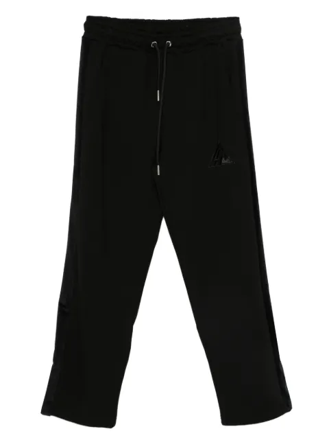 LES HOMMES logo-embroidered track pants