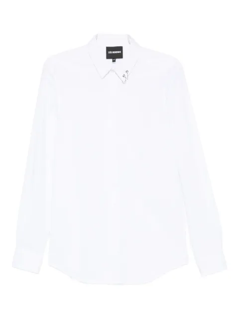 LES HOMMES eyelet-detail shirt