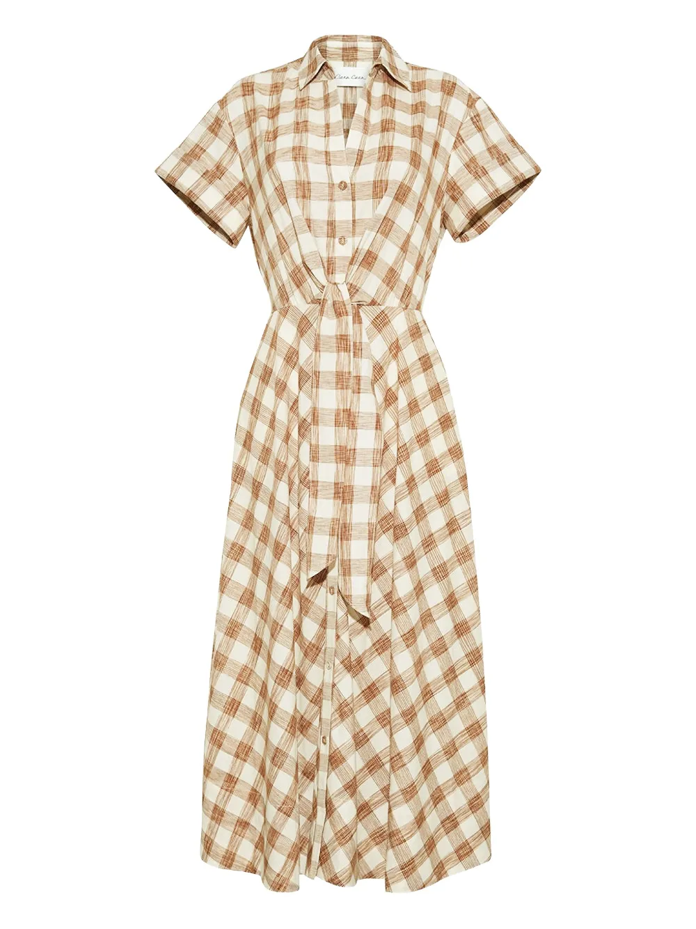 Cara Cara Asbury midi dress - Marrone