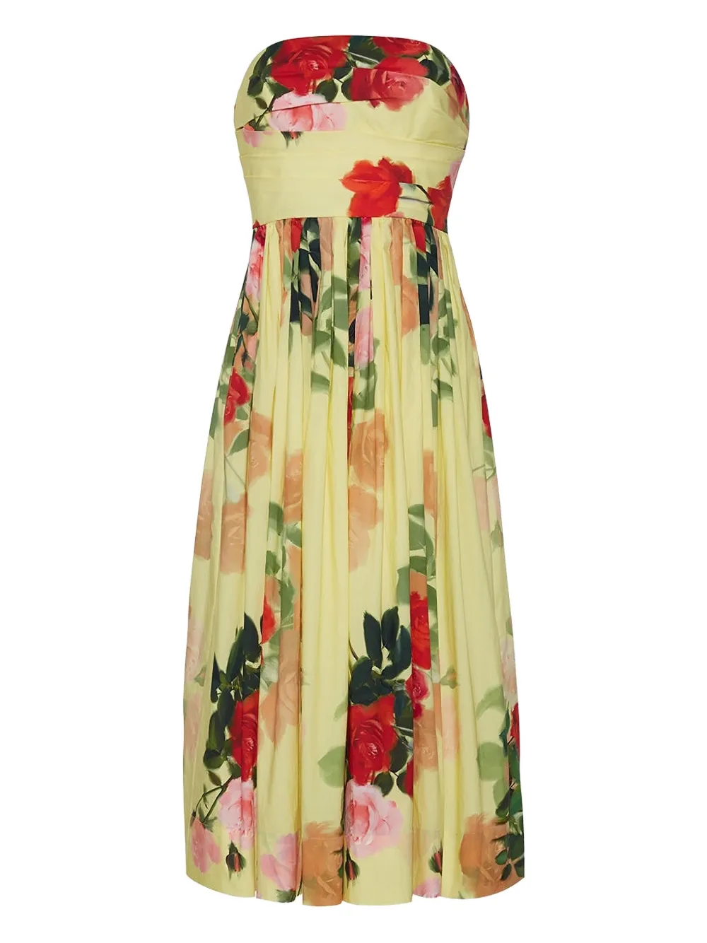 Cara Cara Daria midi dress - Giallo