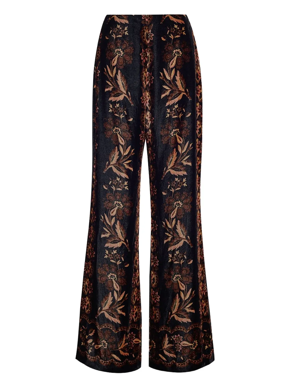 Cara Cara Firenze Flared Trousers In Black