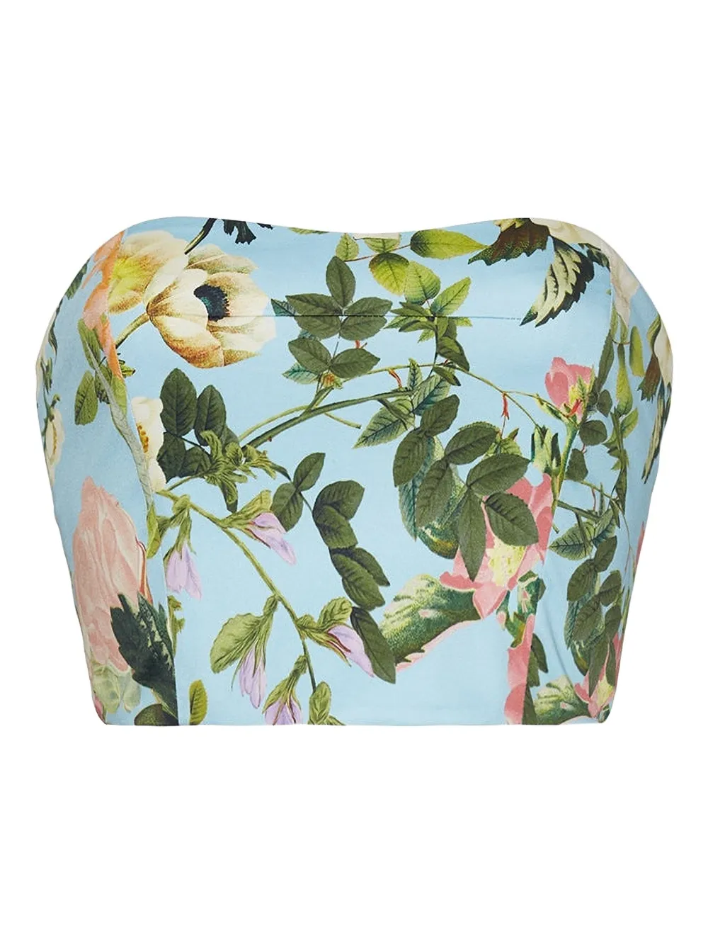 Cara Cara Elsa Floral-print Top In Blue