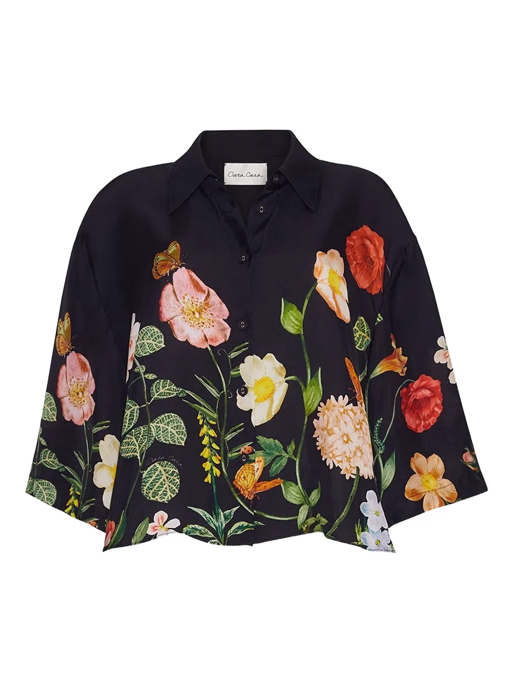 Cara Cara Calvia Floral-print Shirt In Multi
