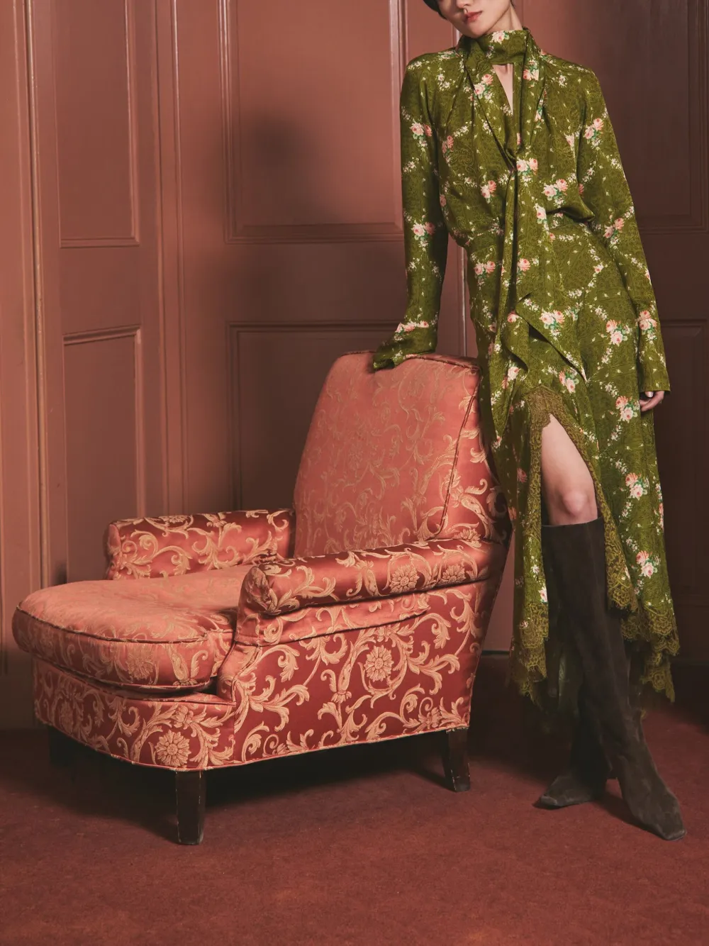 Cara Cara Sundance Floral-print Blouse In Green