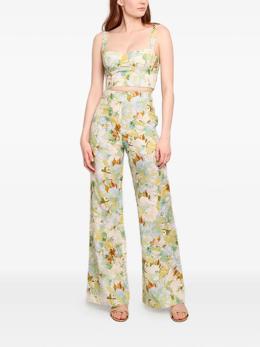 Cara Cara Josephine floral-print trousers | Wide-Leg Pants | Image 2