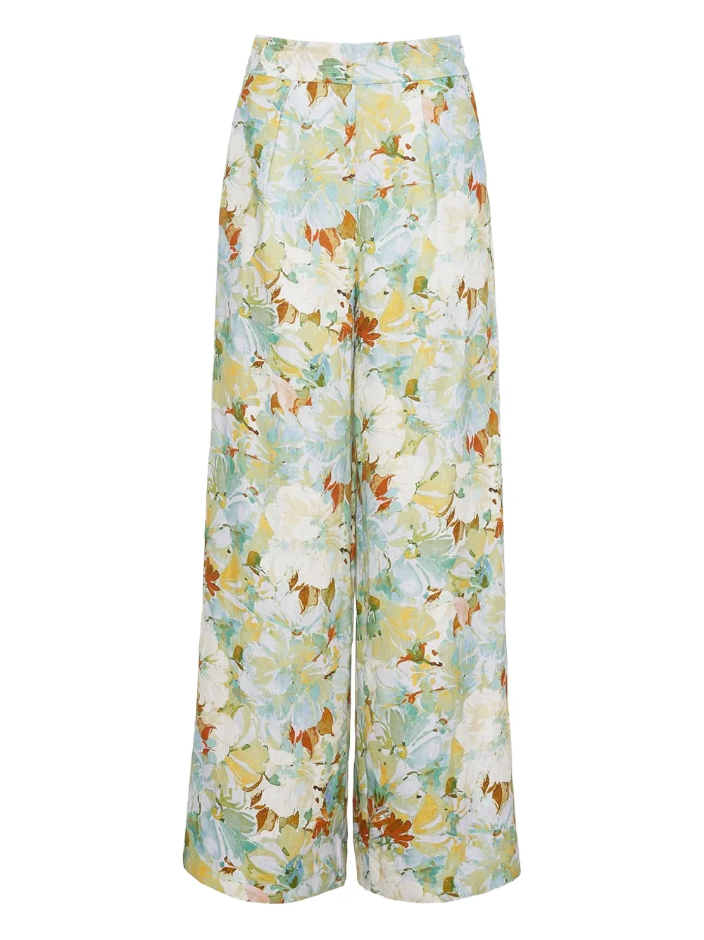 Cara Cara Josephine floral-print trousers | Blue | Image 1