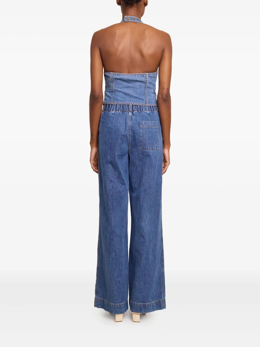 Cailyn Pleated-Front Jeans